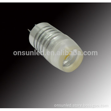 High quality pure white/warm white Aluminum 1.5W 12v g4 led light bulbs